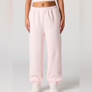 Urban Planet Light Pink Fleece Baggy Sweatpant